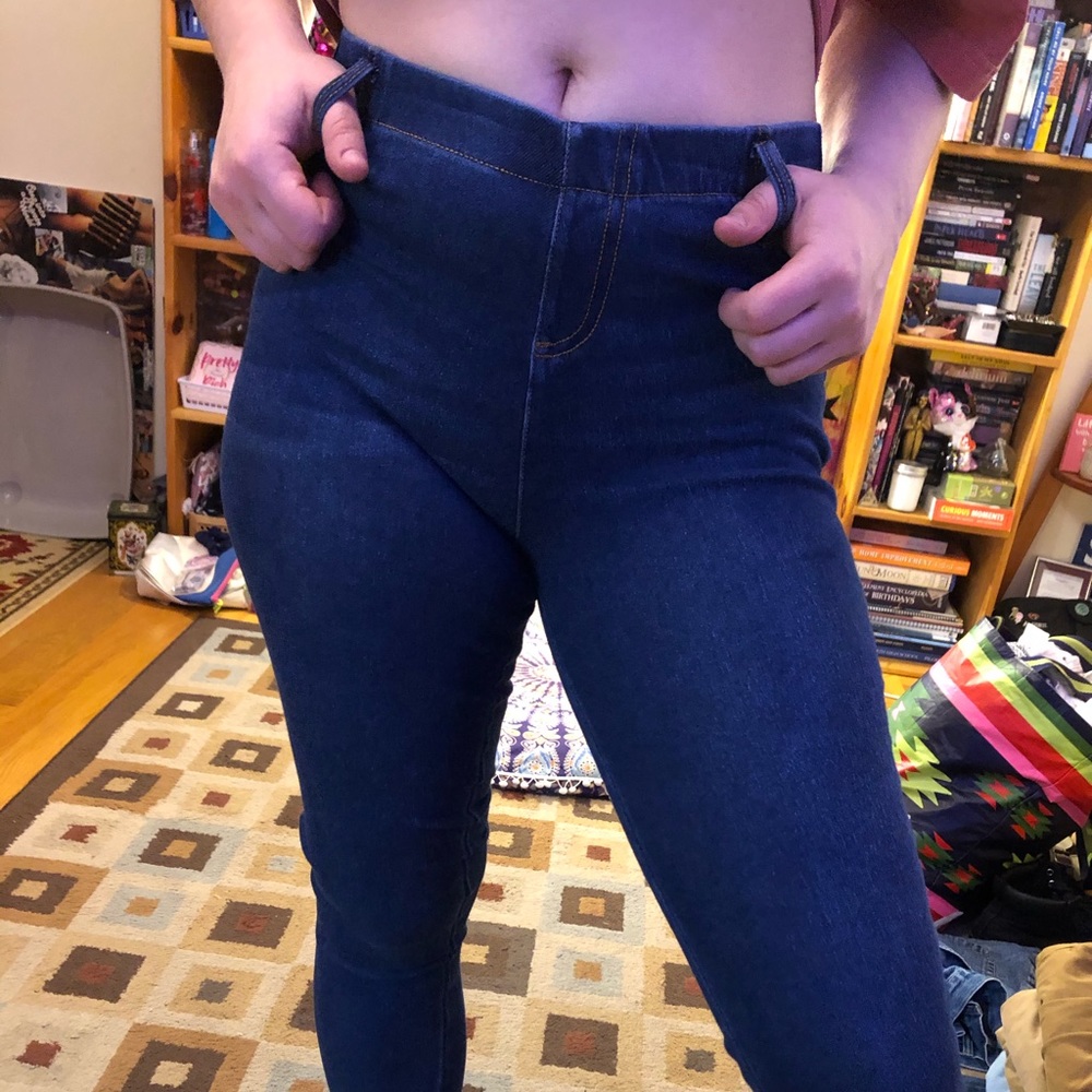 Denim jeggings